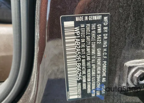 2015 Porsche Macan S из США, поврежденный, VIN WP1AB2A52FLB66255